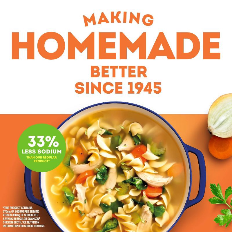 slide 3 of 10, Swanson Natural Goodness Gluten Free 33% Less Sodium Chicken Broth - 32oz, 32 oz