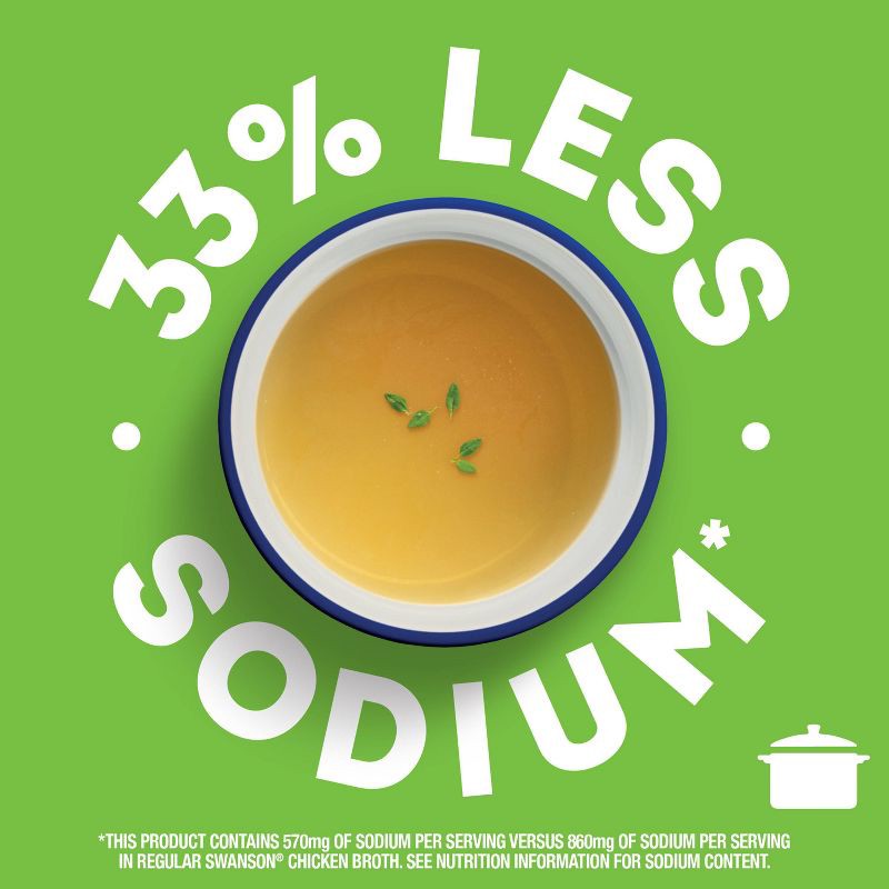 slide 5 of 10, Swanson Natural Goodness Gluten Free 33% Less Sodium Chicken Broth - 32oz, 32 oz