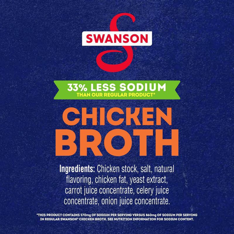 slide 10 of 10, Swanson Natural Goodness Gluten Free 33% Less Sodium Chicken Broth - 32oz, 32 oz