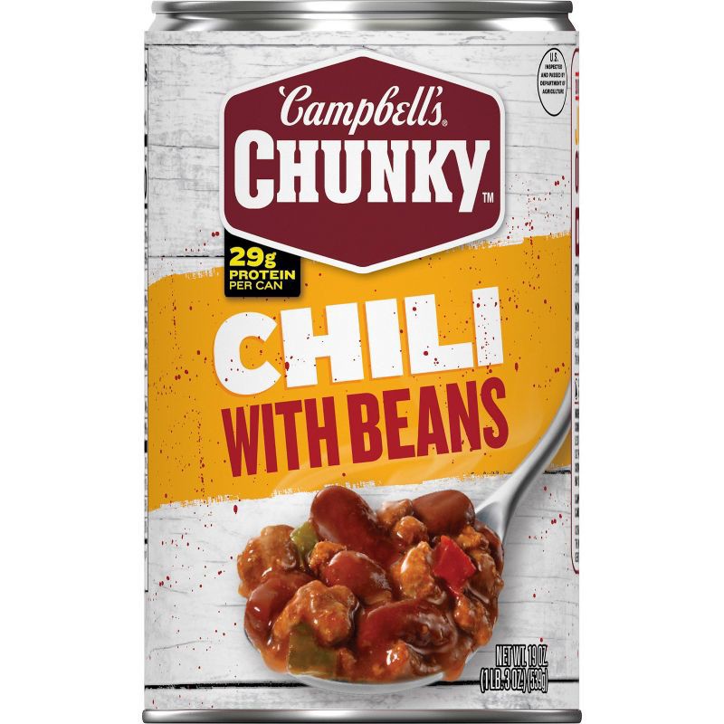 slide 8 of 10, Campbell's Chunky Chili with Beans - 19oz, 19 oz