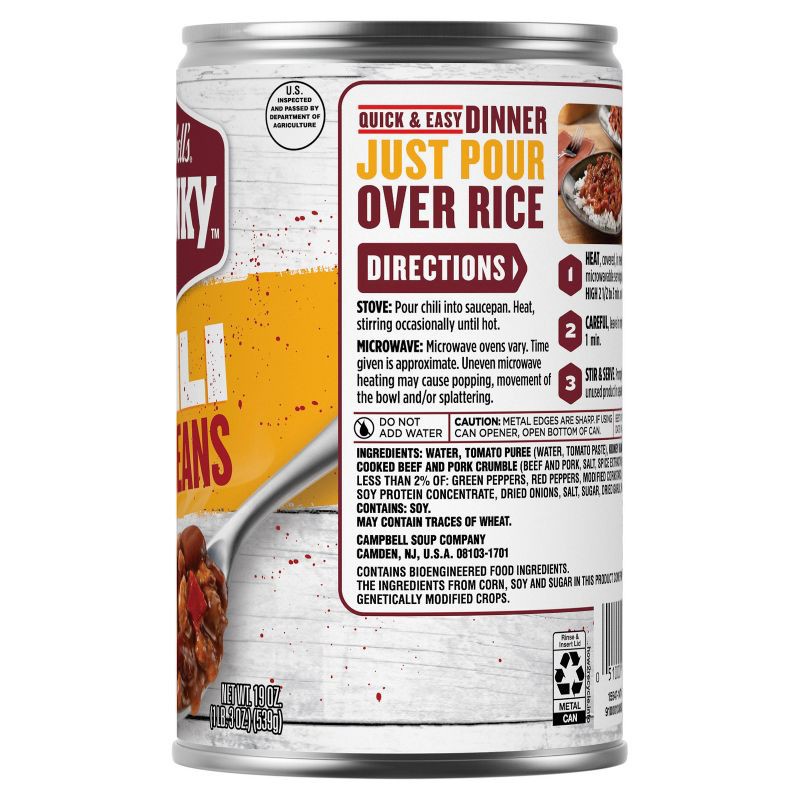 slide 9 of 10, Campbell's Chunky Chili with Beans - 19oz, 19 oz