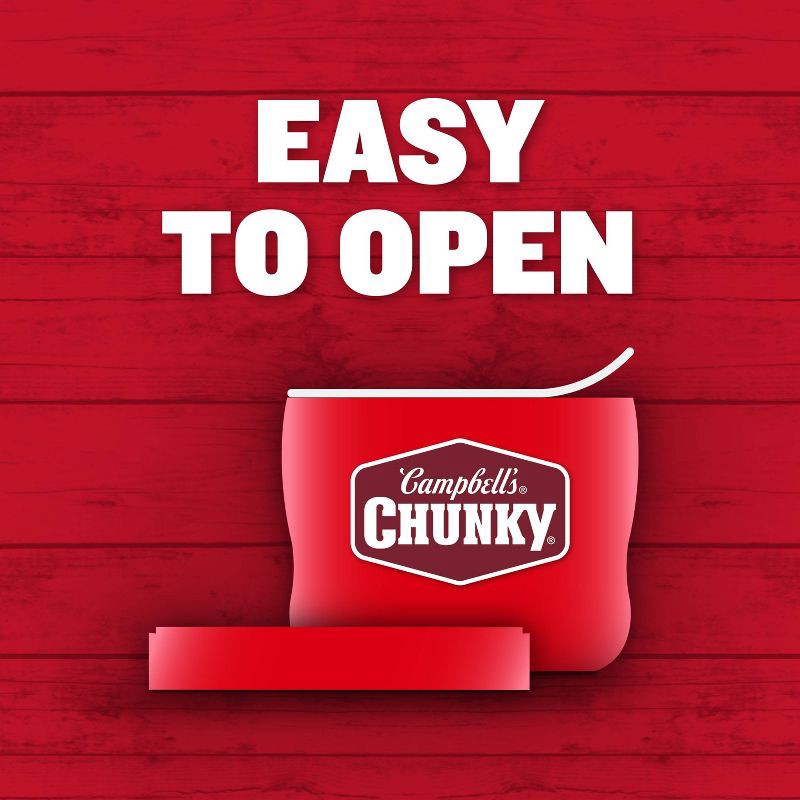 slide 4 of 14, Campbell's Chunky Classic Chicken Noodle Soup Microwaveable Bowl - 15.25oz, 15.25 oz