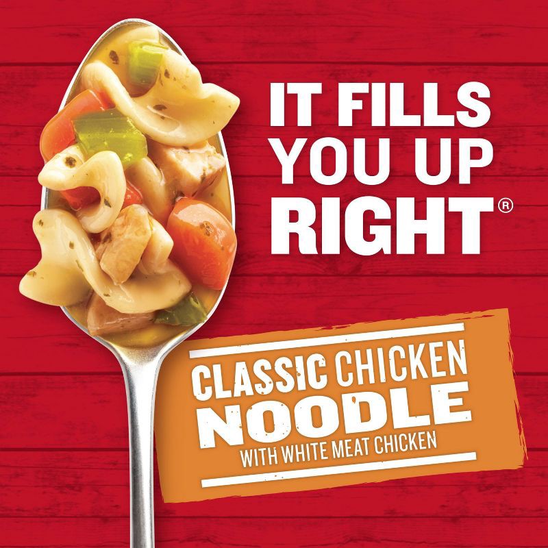 slide 6 of 12, Campbell's Chunky Classic Chicken Noodle Soup Microwaveable Bowl - 15.25oz, 15.25 oz