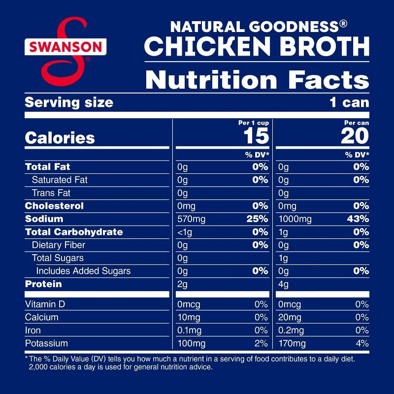 slide 3 of 14, Swanson Natural Goodness Gluten Free 33% Less Sodium Chicken Broth - 14.5oz, 14.5 oz