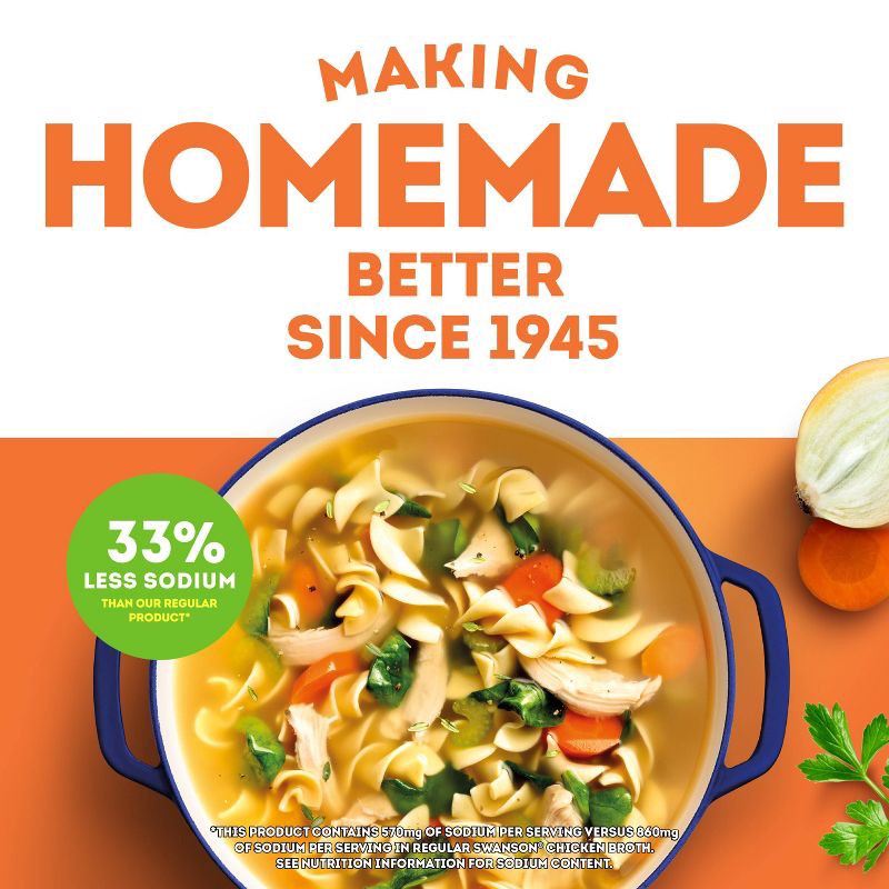 slide 3 of 10, Swanson Natural Goodness Gluten Free 33% Less Sodium Chicken Broth - 14.5oz, 14.5 oz