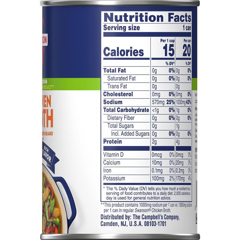 slide 5 of 14, Swanson Natural Goodness Gluten Free 33% Less Sodium Chicken Broth - 14.5oz, 14.5 oz