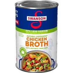 Swanson Natural Goodness Gluten Free 33% Less Sodium Chicken Broth - 14.5oz