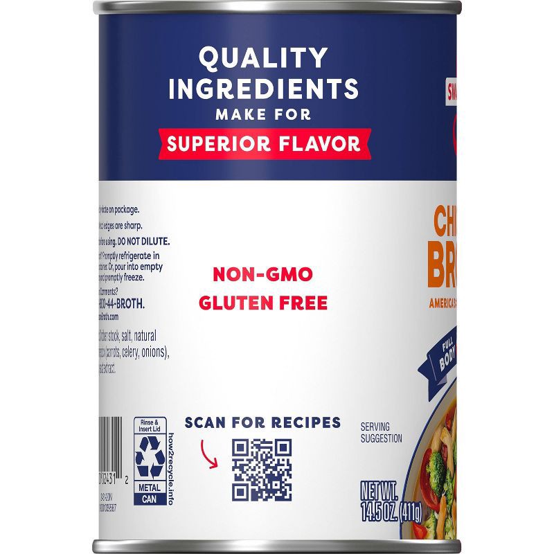 slide 7 of 7, Swanson 100% Natural Gluten Free Chicken Broth - 14.5 oz, 14.5 oz