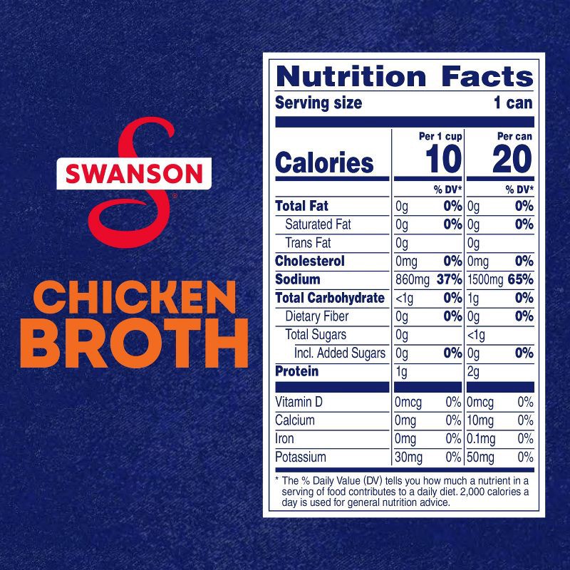 slide 9 of 10, Swanson 100% Natural Gluten Free Chicken Broth - 14.5 oz, 14.5 oz