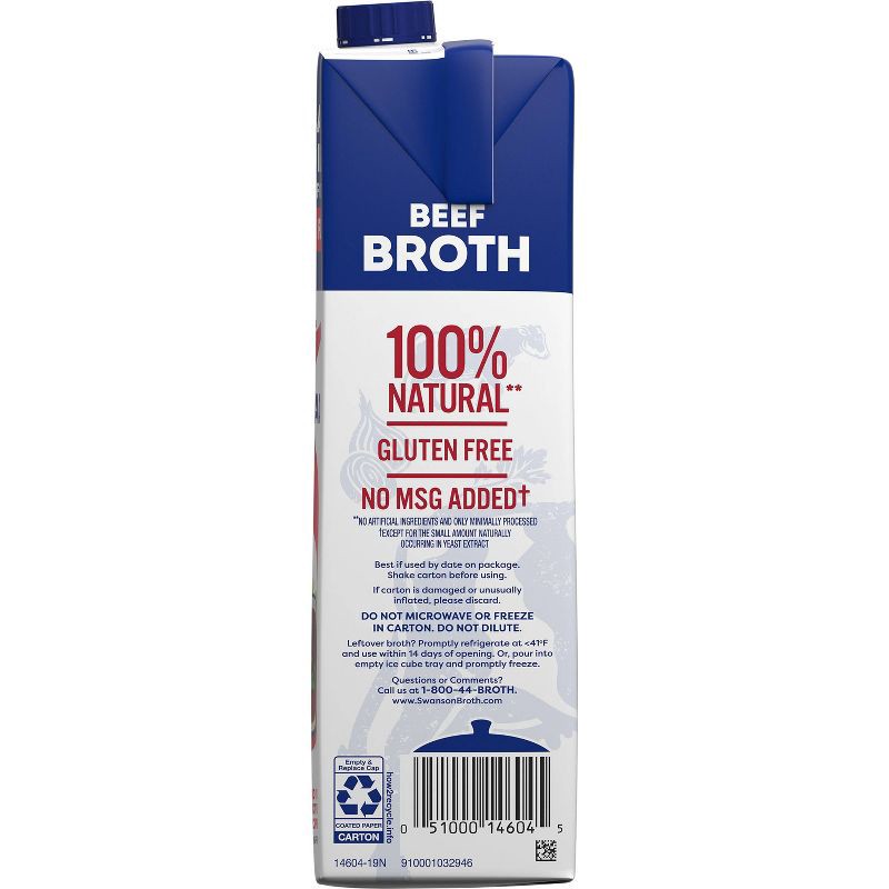 slide 13 of 13, Swanson 100% Natural Gluten Free Beef Broth - 32oz, 32 oz