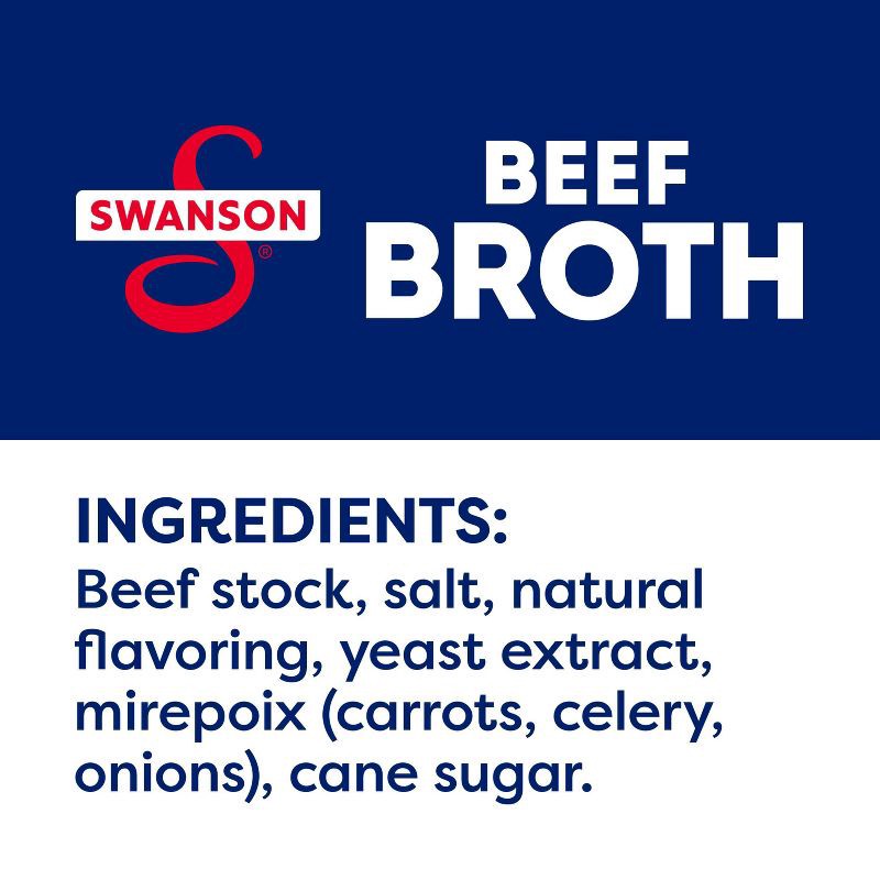 slide 4 of 13, Swanson 100% Natural Gluten Free Beef Broth - 32oz, 32 oz