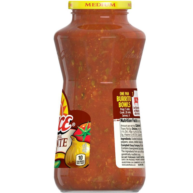 slide 6 of 8, Pace Medium Picante Sauce 24oz, 24 oz