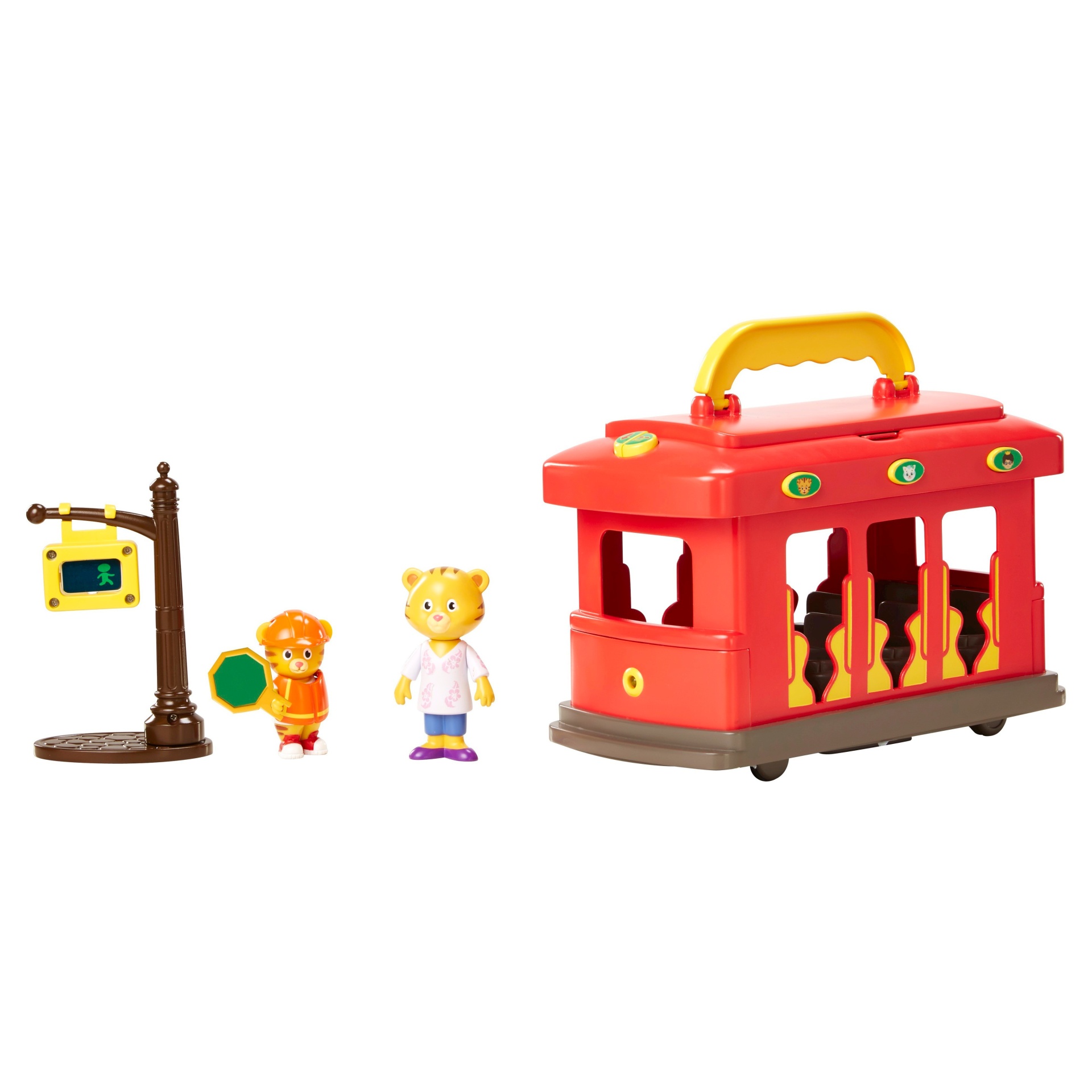 slide 1 of 1, Daniel Tiger's Neighborhood Deluxe Electronic Trolley, 1 ct