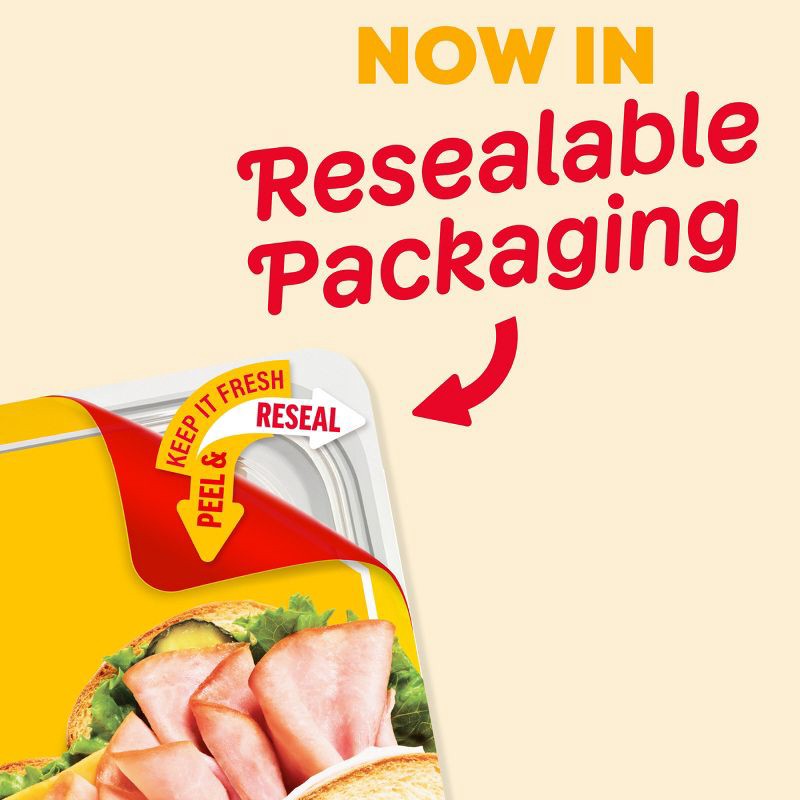 slide 5 of 11, Oscar Mayer Deli Fresh Honey Uncured Ham Sliced Lunch Meat Family Size - 16oz, 16 oz