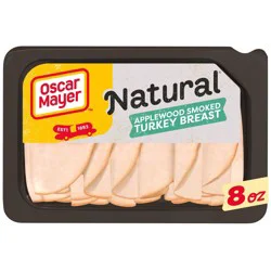 Oscar Mayer Natural Applewood Smoked Turkey Breast Sliced Lunch Meat - 8oz