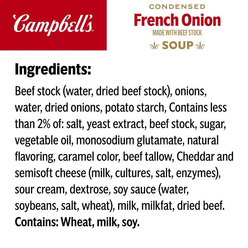 slide 8 of 12, Campbell's Condensed French Onion Soup - 10.5oz, 10.5 oz