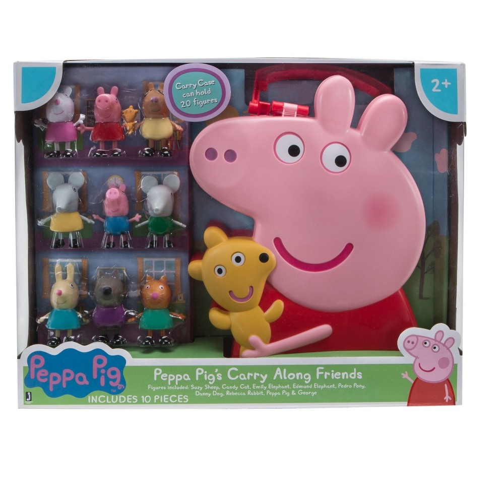 slide 2 of 3, Peppa Pig Carry Along Friends, 10 ct