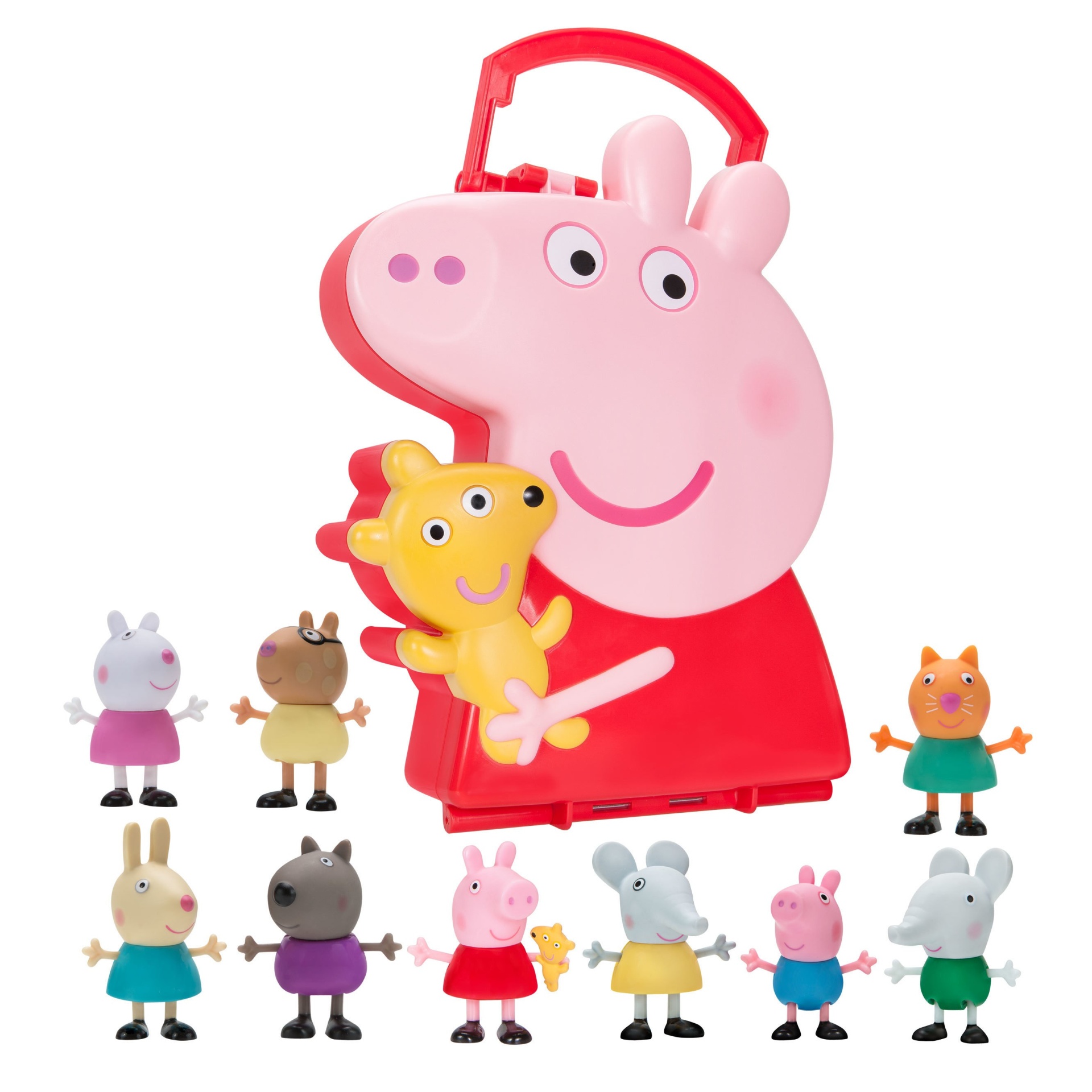 slide 1 of 3, Peppa Pig Carry Along Friends, 10 ct