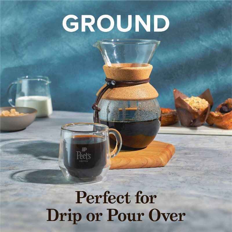 slide 8 of 8, Peet's Coffee Peet's House Blend Dark Roast Ground Coffee - 10.5oz, 10.5 oz