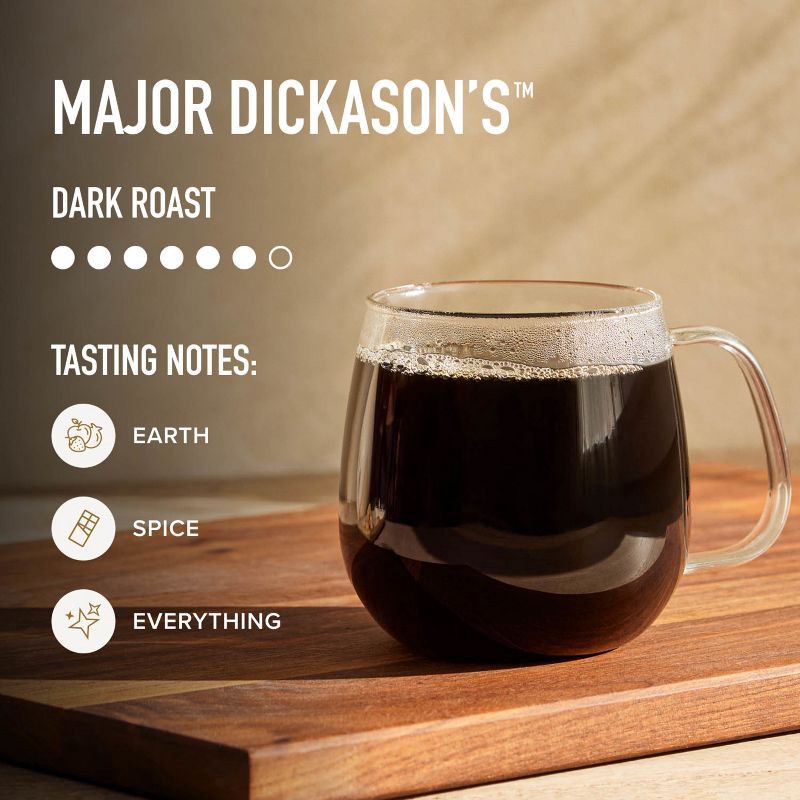slide 4 of 10, Peet's Coffee Major Dickason's Blend Dark Roast Ground Coffee - 10.5oz, 10.5 oz