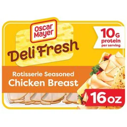 Oscar Mayer Deli Fresh Rotisserie Seasoned Chicken Breast Sliced Lunch Meat Family Size - 16oz