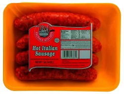T&J Sausage Kitchen Hot Italian Sausage