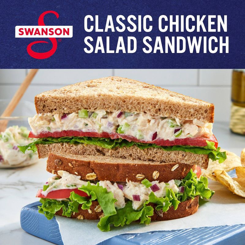 slide 6 of 14, Swanson Premium White Chunk Chicken Breast in Water - 12.5oz, 12.5 oz