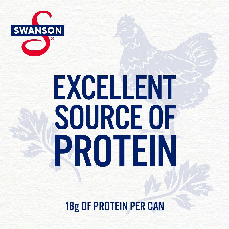 slide 3 of 14, Swanson Premium White Chunk Chicken Breast in Water - 4.5oz, 4.5 oz