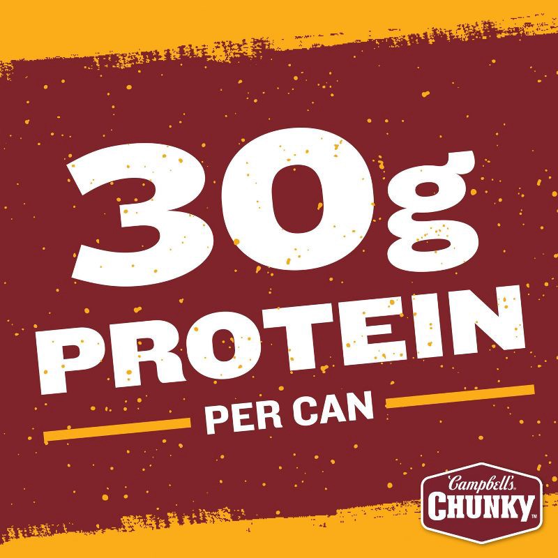 slide 3 of 9, Campbell's Chunky Hot & Spicy Beef & Bean Firehouse Chili - 19oz, 19 oz