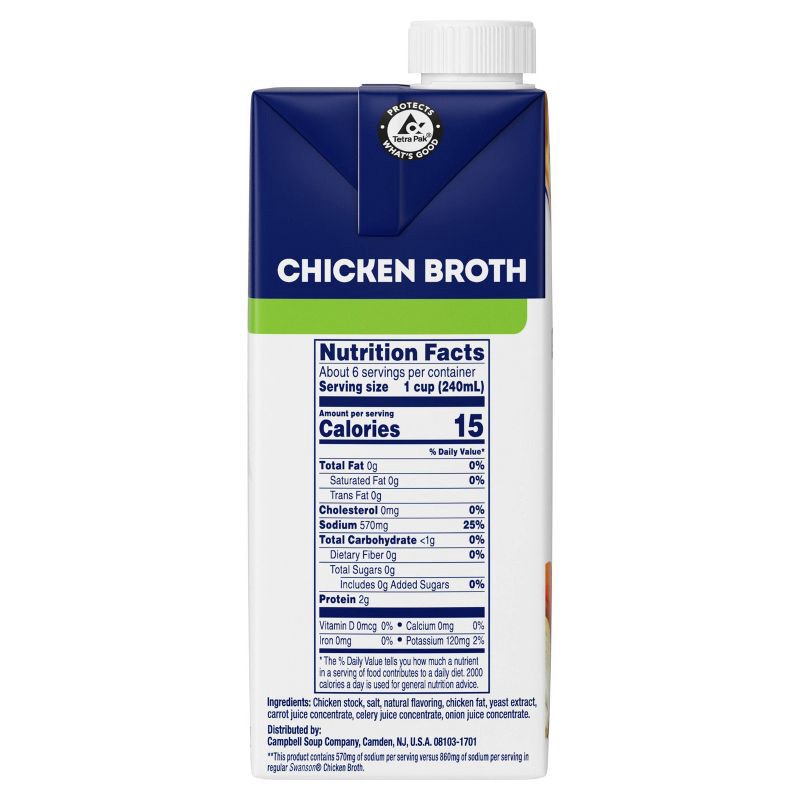 slide 12 of 17, Swanson Natural Goodness Gluten Free 33% Less Sodium Chicken Broth - 48oz, 48 oz