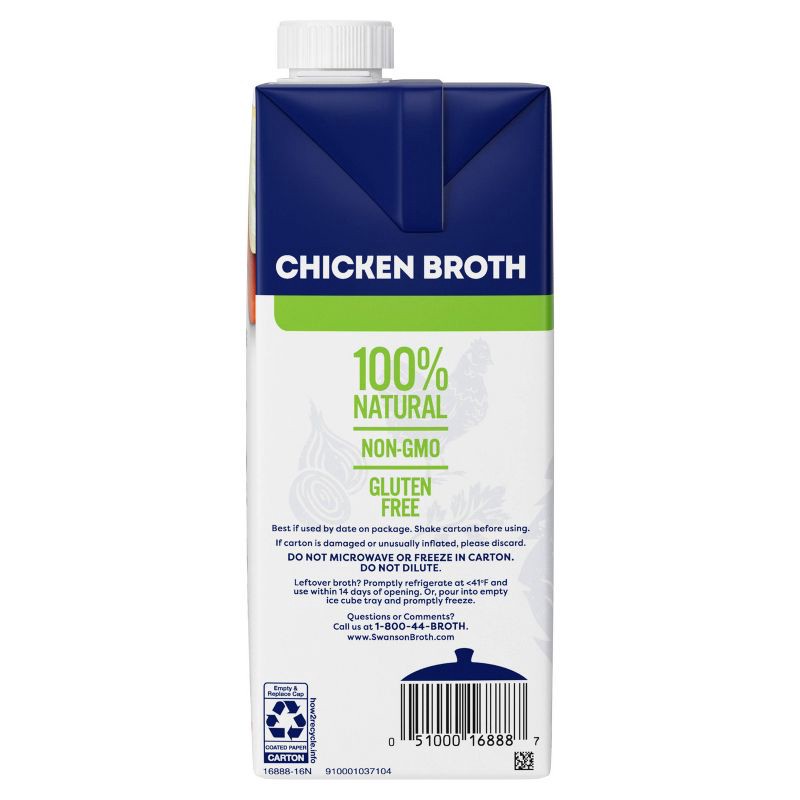 slide 14 of 17, Swanson Natural Goodness Gluten Free 33% Less Sodium Chicken Broth - 48oz, 48 oz