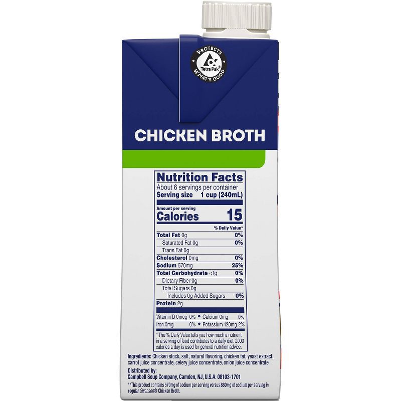 slide 16 of 17, Swanson Natural Goodness Gluten Free 33% Less Sodium Chicken Broth - 48oz, 48 oz