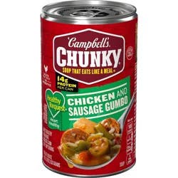 Campbell's Chunky Healthy Request Grilled Chicken & Sausage Gumbo Soup - 18.8oz