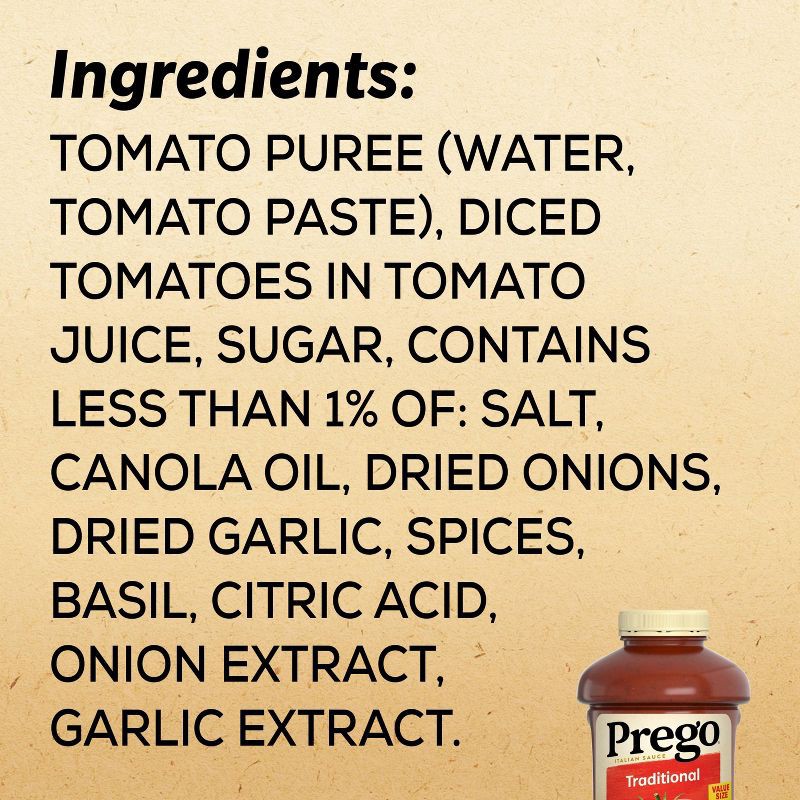 slide 6 of 11, Prego Pasta Sauce Traditional Italian Tomato Sauce - 67oz, 67 oz