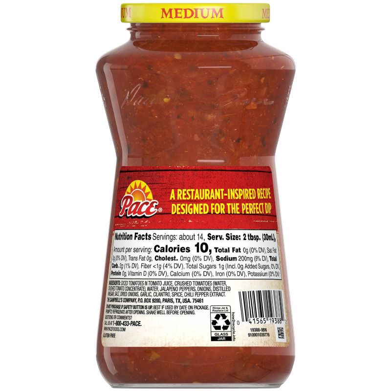 slide 4 of 8, Pace Restaurant Style Original Recipe Salsa 16oz, 16 oz