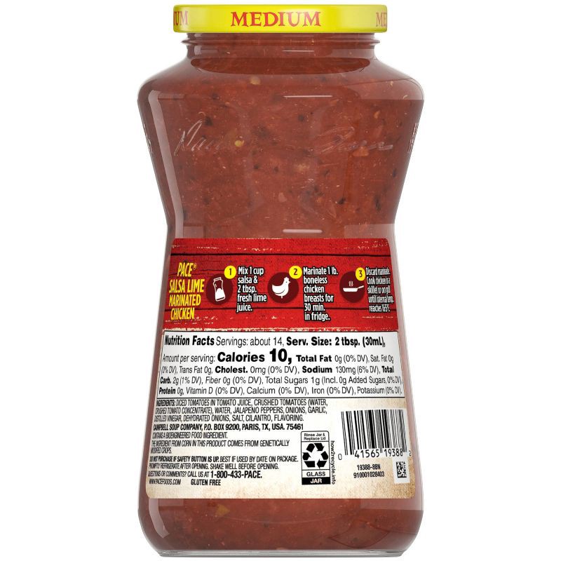 slide 8 of 8, Pace Restaurant Style Original Recipe Salsa 16oz, 16 oz