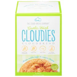 Cloudies Garlic Herb Keto Bread