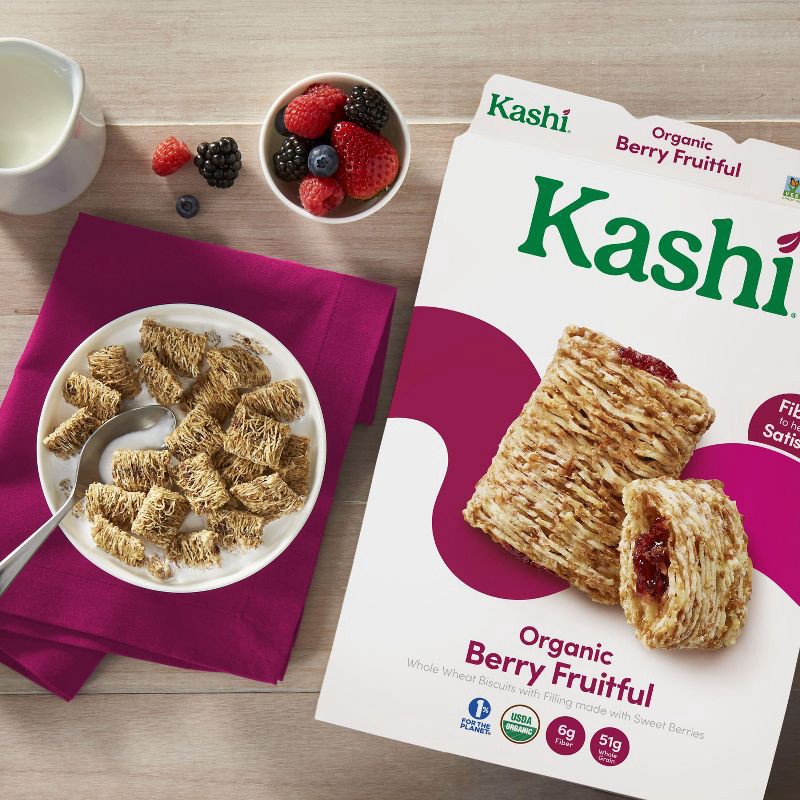 slide 2 of 10, Kashi Organic Berry Fruitful Breakfast Cereal - 13.4oz, 13.4 oz