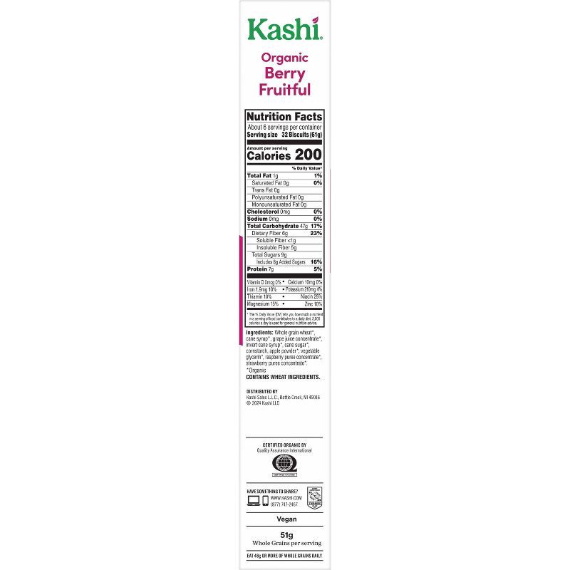slide 4 of 10, Kashi Organic Berry Fruitful Breakfast Cereal - 13.4oz, 13.4 oz