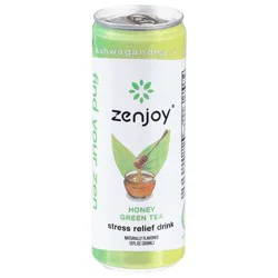 Zenjoy Honey Green Tea Stress Relief Drink 12 fl oz