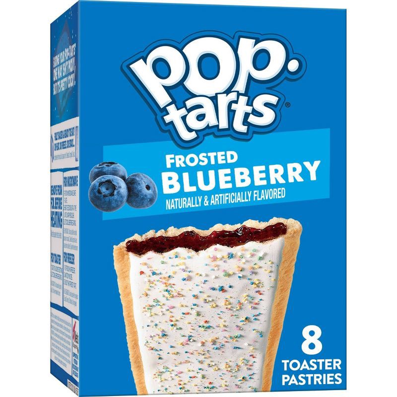 slide 1 of 11, Pop-Tarts Frosted Blueberry Toaster Pastries - 8ct / 13.5oz, 8 ct; 13.5 oz