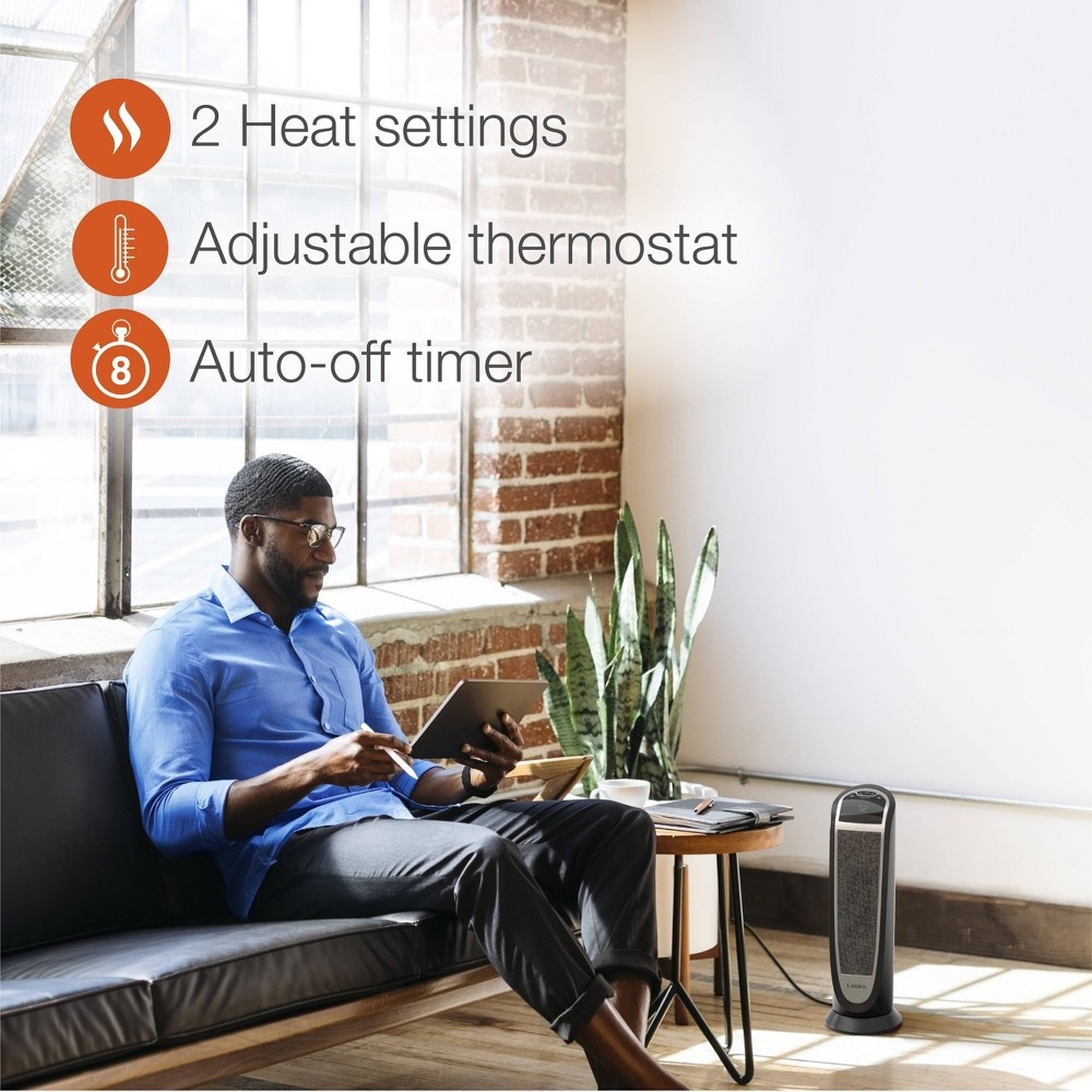 Lasko CT22766 1500W Ceramic Tower Indoor Heater Black 1 ct | Shipt