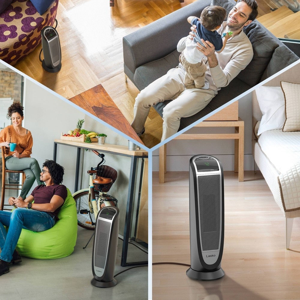 Lasko CT22766 1500W Ceramic Tower Indoor Heater Black 1 ct | Shipt
