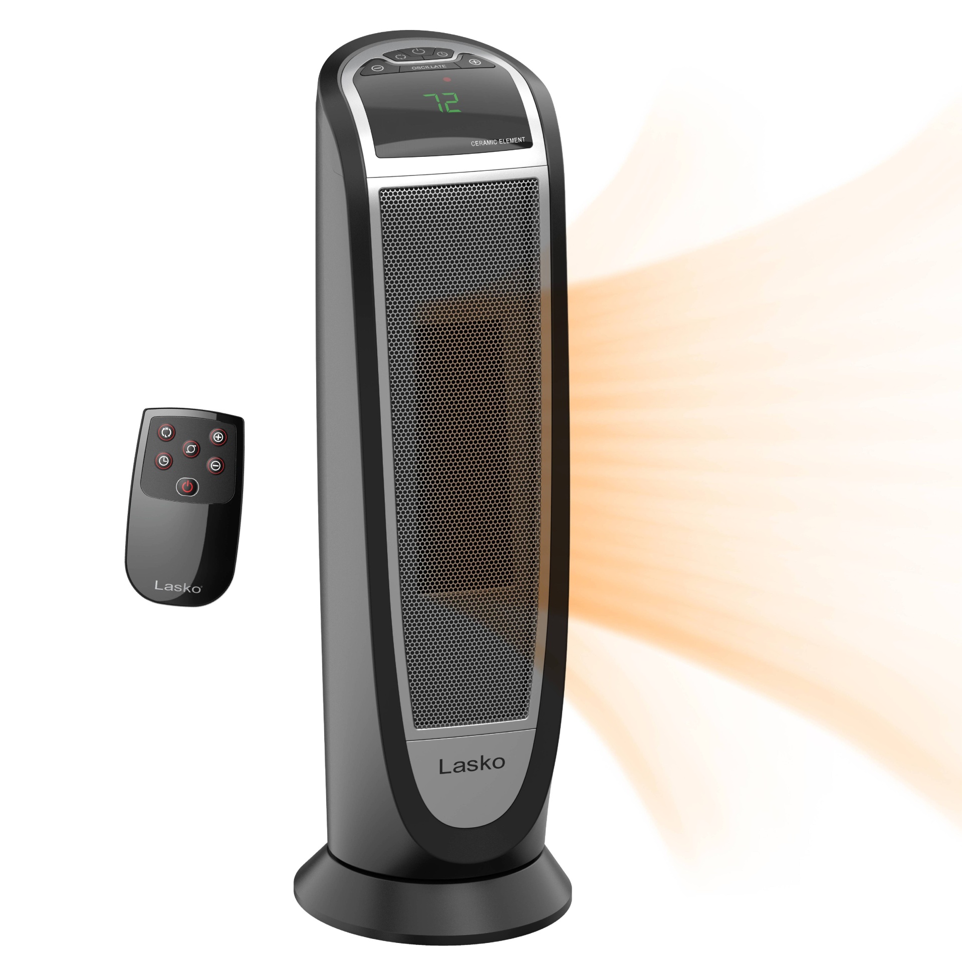 Lasko CT22766 1500W Ceramic Tower Indoor Heater Black 1 ct | Shipt