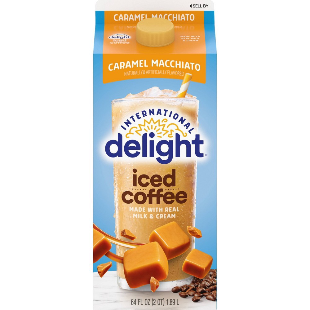 slide 3 of 10, International Delight Caramel Macchiato Iced Coffee, 64 fl oz