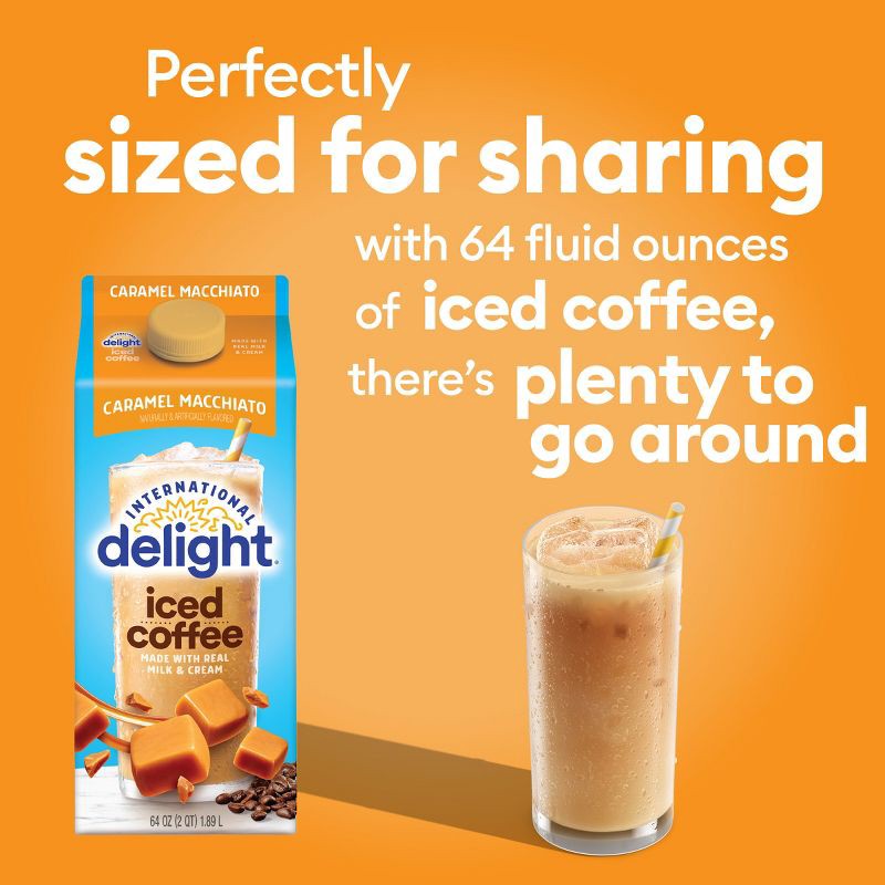 slide 7 of 11, International Delight Caramel Macchiato Iced Coffee - 64 fl oz, 64 fl oz