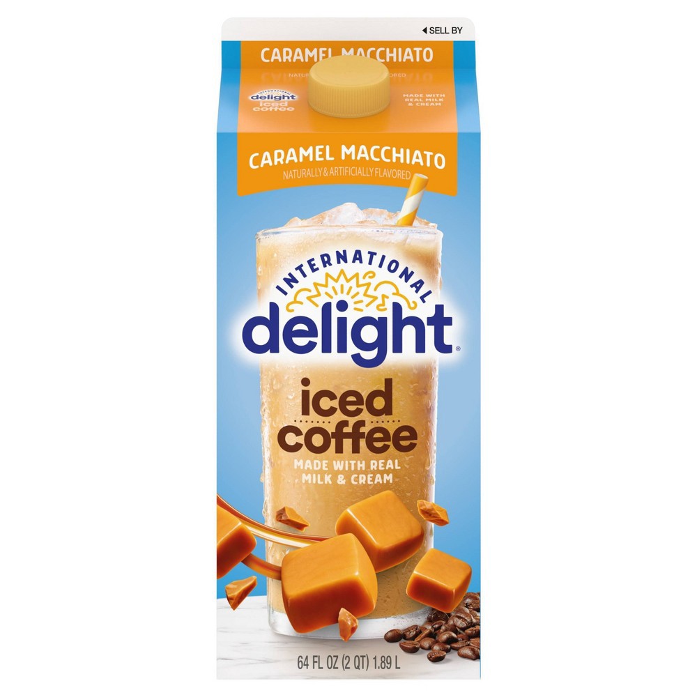 slide 9 of 10, International Delight Caramel Macchiato Iced Coffee, 64 fl oz