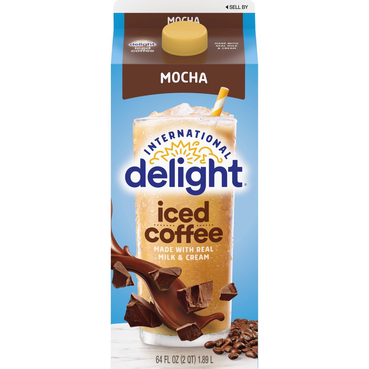 slide 7 of 17, International Delight Mocha Iced Coffee, 64 fl oz