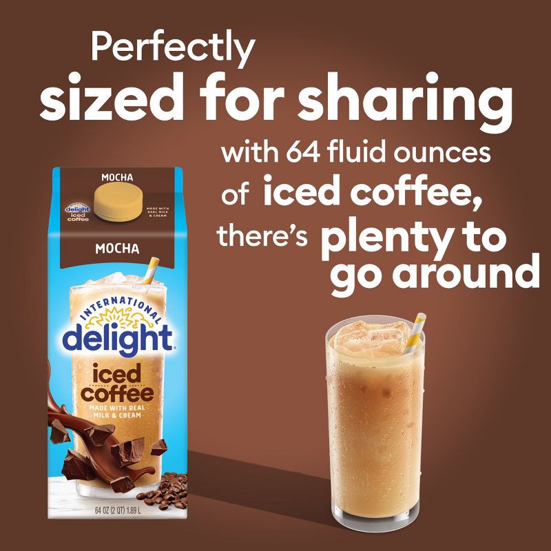 slide 6 of 12, International Delight Mocha Iced Coffee - 64 fl oz, 64 fl oz