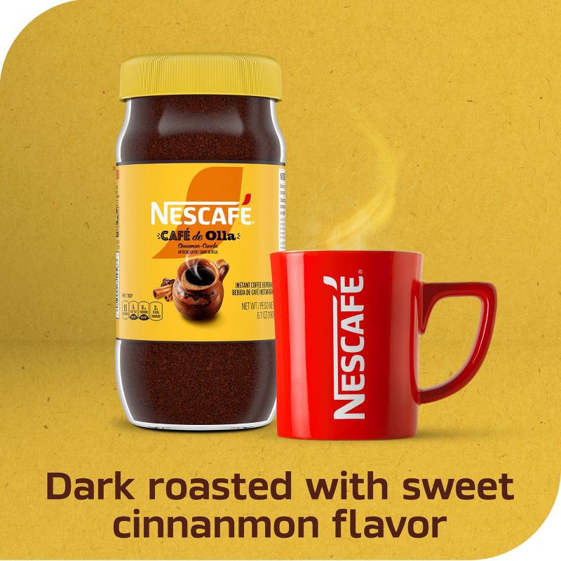 slide 3 of 8, Nescafe Café de Olla Cinnamon Instant Light Roast Coffee - 6.7oz, 6.7 oz